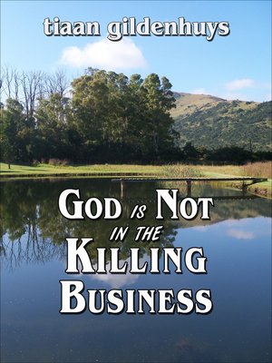 cover image of God is Not in the Killing Business